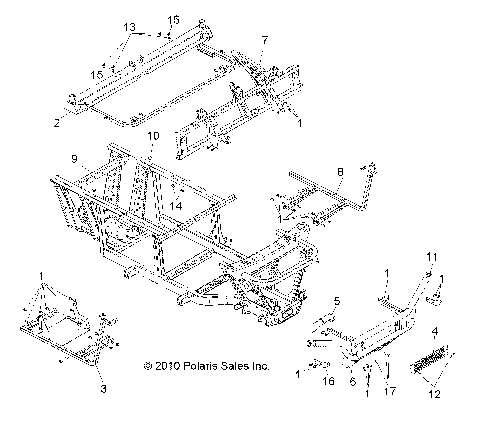 CHASSIS, FRAME and FRONT BUMPER - R11RH45AG/AH/AR (49RGRCHASSIS11400HO)