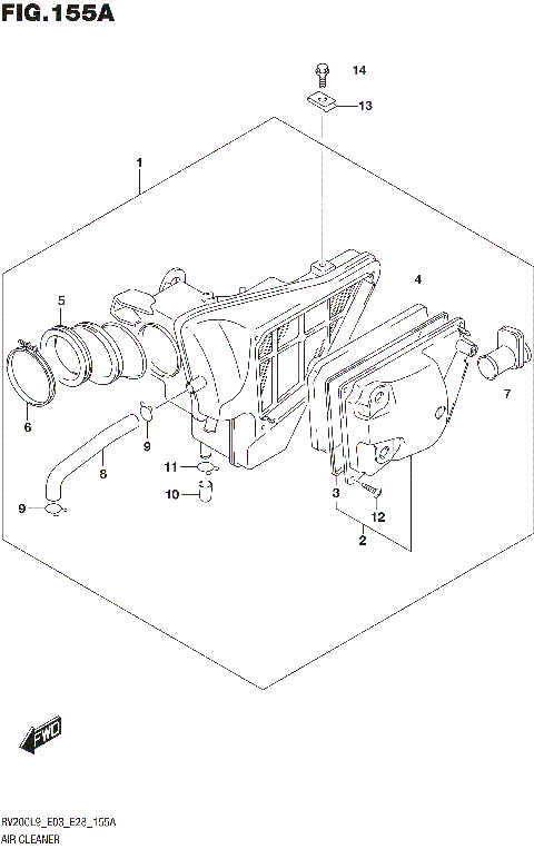 AIR CLEANER (RV200L9 E03)