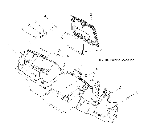 BODY, GLOVE BOX STORAGE - R14TH76AA/AC/EAS/AAC/ACC/EASC (49RGRGLOVEBOX118004X4)