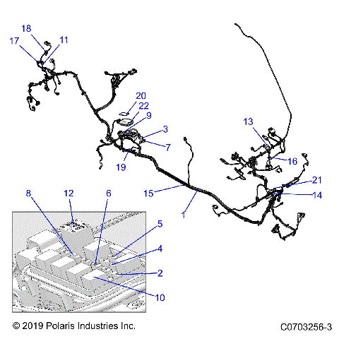 ELECTRICAL, WIRE HARNESSES - D20BEP99A4/B4/GP99A4 (C0703256-3)