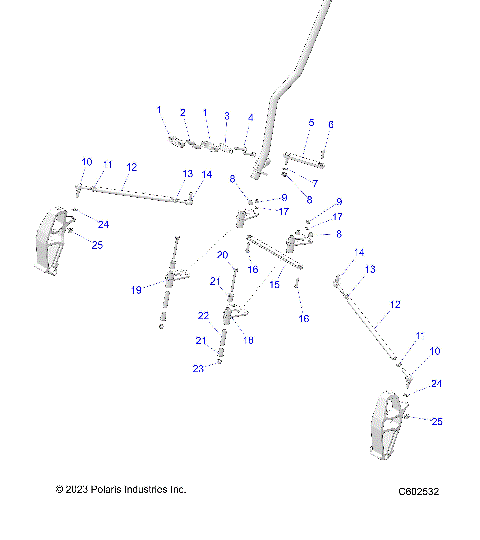 STEERING, LOWER - S24TLB6RSL/REL (C602532)