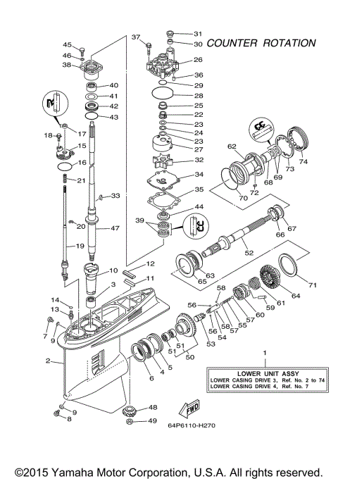 LOWER CASING DRIVE 3