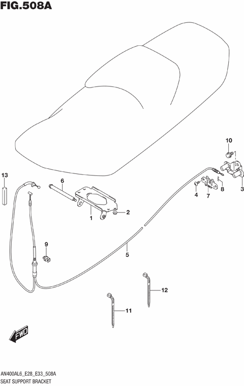 SEAT SUPPORT BRACKET