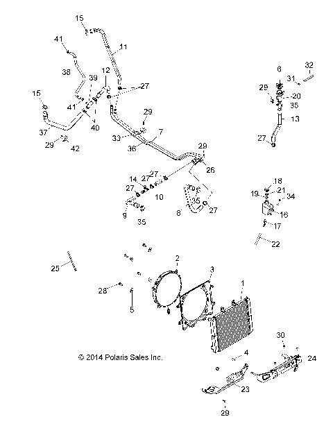 ENGINE, COOLING SYSTEM - A17DAA57F5 (49ATVCOOL15ACE570)