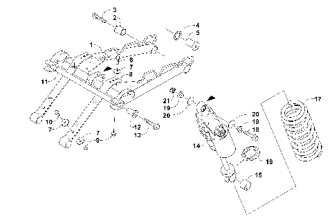 REAR SUSPENSION FRONT ARM ASSEMBLY [102208]
