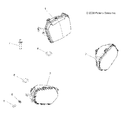 ELECTRICAL, HEADLIGHTS - A09ZX55AC/AL/AQ/AS/AX (49ATVHEADLTASM09SPXP550)