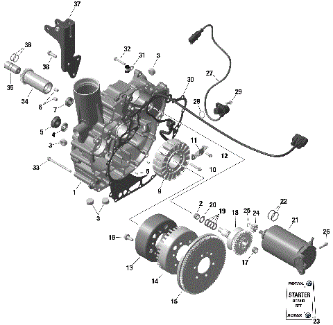 01- ROTAX - Magneto and Electric Starter