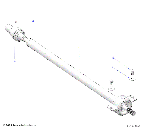 DRIVE TRAIN, REAR PROP SHAFT