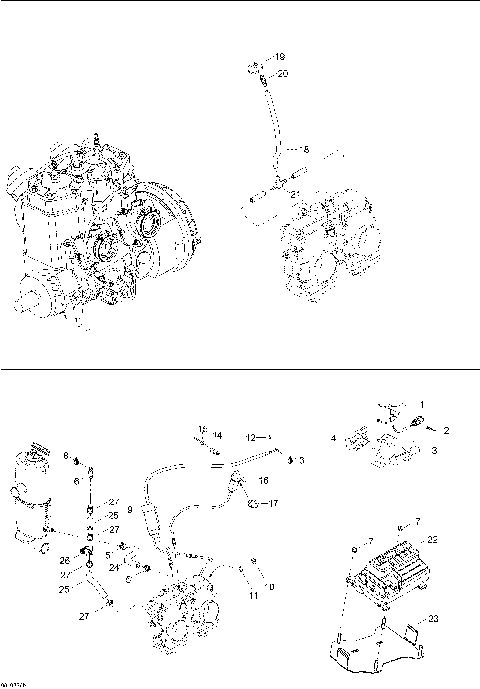01- Throttle Handle And ECM
