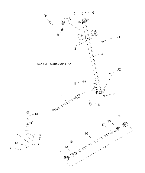 STEERING, STEERING POST - A09CL76AA (49ATVSTEERING096X6)