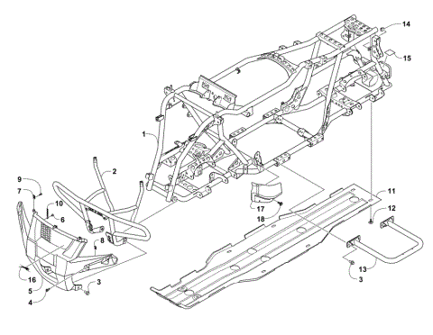 FRAME AND RELATED PARTS