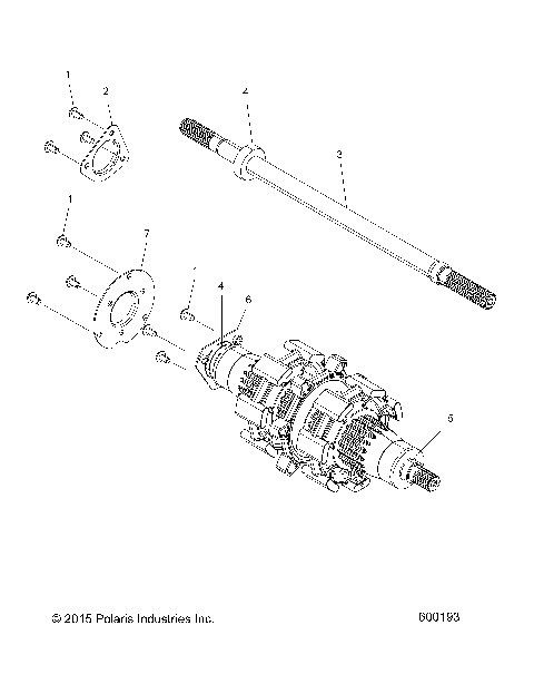 DRIVE TRAIN, JACKSHAFT and DRIVESHAFT - S16EN8/EY8 ALL OPTIONS (600193)