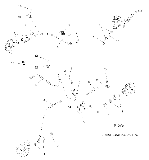 BRAKES, BRAKE LINES - A19SVA85BG (101578)