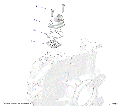 ENGINE, BREATHER - R24MAA57F1/MASC1/F1/C9/F9/CK (C730766)