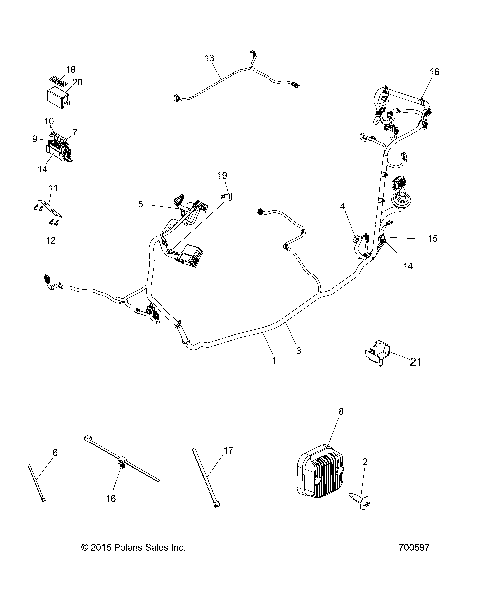 ELECTRICAL, WIRE HARNESS - Z16VHA57FJ (700597)
