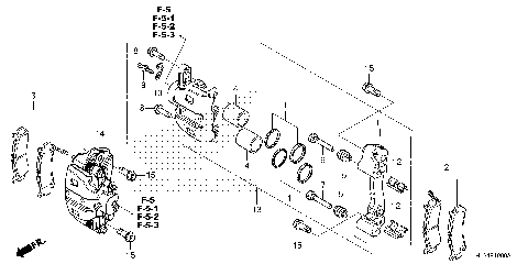FRONT BRAKE CALIPER