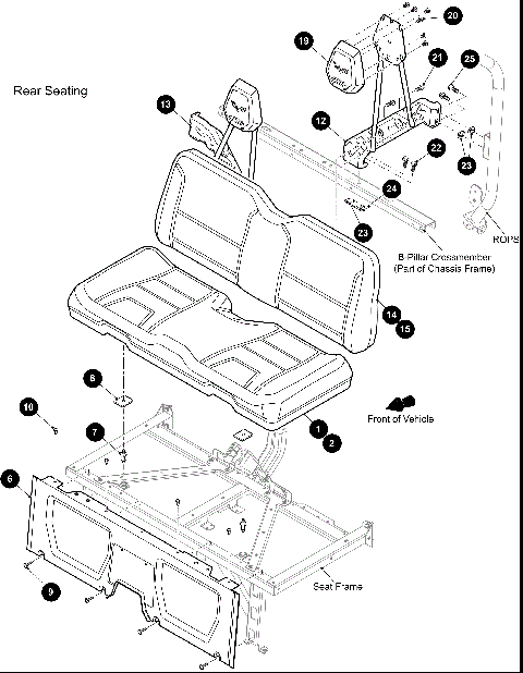 REAR SEAT ASSEMBLY