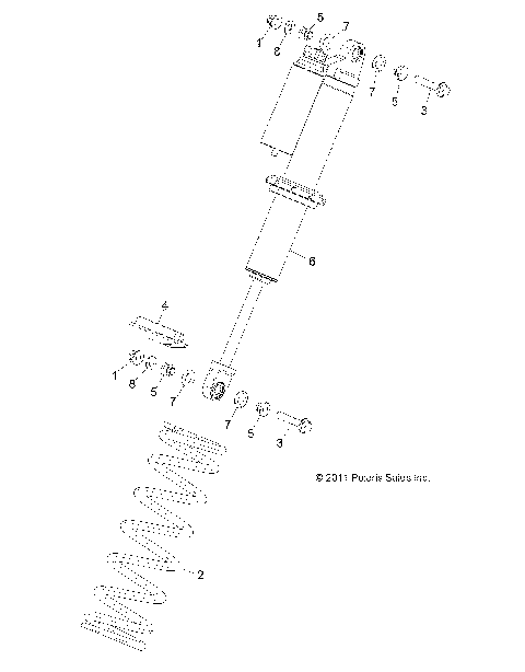 SUSPENSION, FRONT SHOCK MOUNTING - Z14JT9EFX (49RGRSHOCKMTG12RZRXP4)