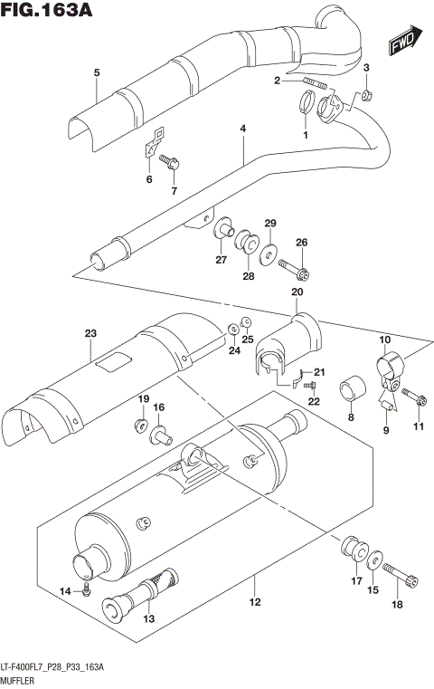 MUFFLER (LT-F400FL7 P28)