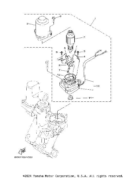 POWER TRIM TILT ASSY 2