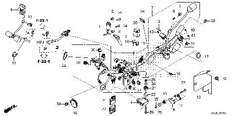 WIRE HARNESS (CRF300LRA)