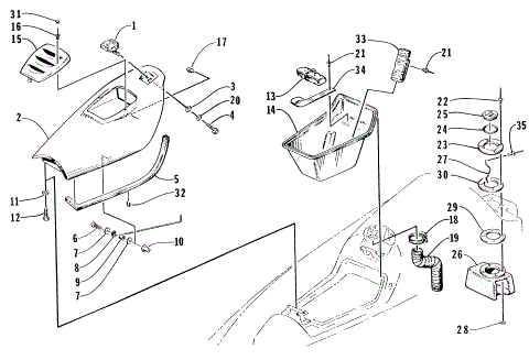 HATCH COVER AND STORAGE TRAY