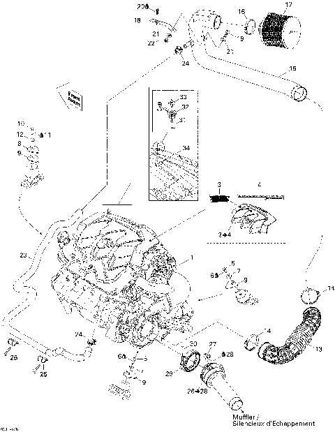 01- Engine And Air Intake Silencer Edition 2