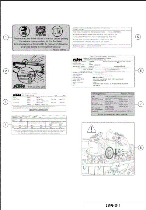 TECHNIC INFORMATION STICKER