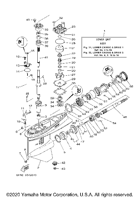 LOWER CASING DRIVE 1