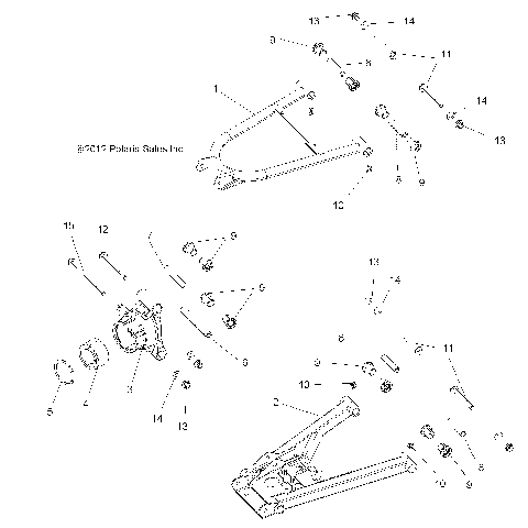 SUSPENSION, REAR - R16RTA57A1/A4/A9/B1/B4/B9/EAP/EBP (49RGRSUSPRR13900XP)