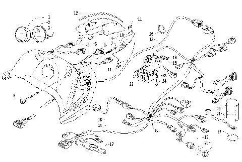 HEADLIGHT, INSTRUMENTS, AND WIRING ASSEMBLIES [88127]