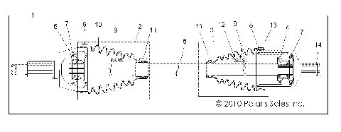 DRIVE TRAIN, FRONT DRIVE SHAFT - R15RAA76AA/AJ (49RGRSHAFTDRV11800CREW)