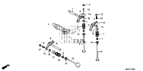 CAMSHAFT@VALVE (FR.)