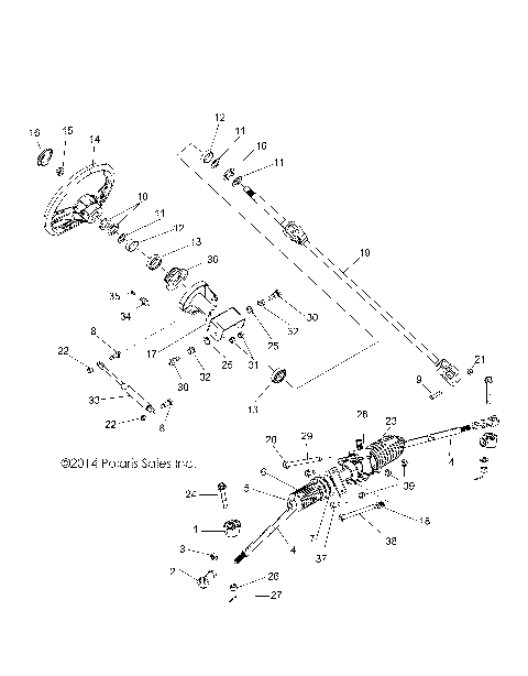 STEERING, STEERING ASM. - Z15VHA57FJ (49RGRSTEERING15570EU)