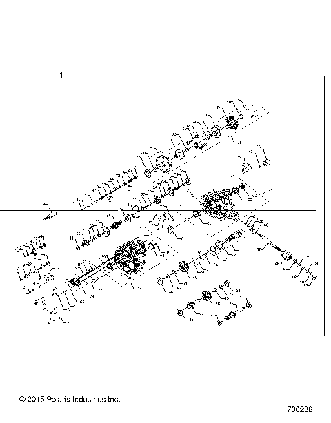 DRIVE TRAIN, MAIN GEARCASE - R16RME57A9 [700238]