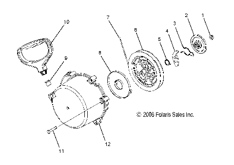 ENGINE, RECOIL STARTER - S07PK6FS/FE/PM6FS/PM6FSA (49SNOWRECOIL600HO)