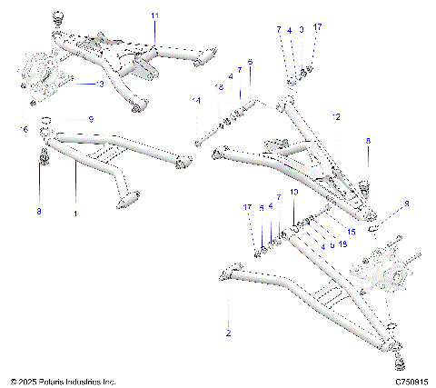 SUSPENSION, FRONT CONTROL ARMS - Z26NMX99A4/A6 (C750915)