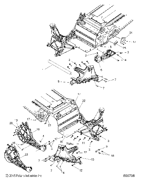 CHASSIS, BULKHEAD ASM. - S18EFK8P/EFM8P ALL OPTIONS (600708)