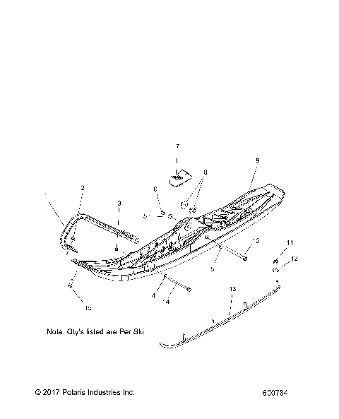STEERING, SKI ASM. - S19CBA6GSL (600784)