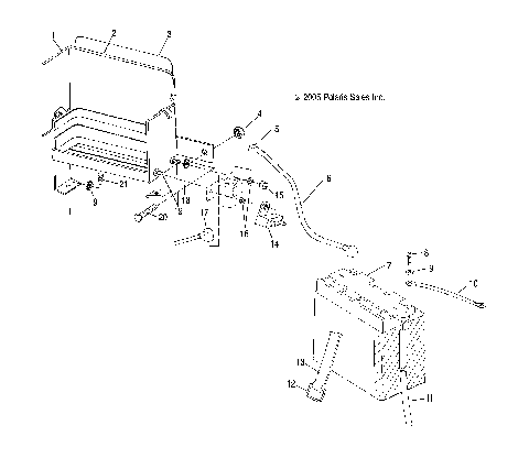 BATTERY BOX - S07SU4BS/BE (4997559755B14)