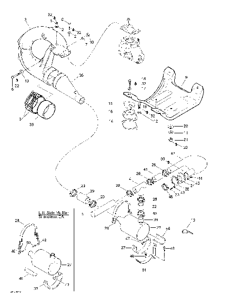 01- Engine Support And Muffler