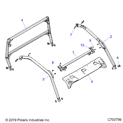 CHASSIS, CAB FRAME - G21GXD99AJ/AZ/BJ/BZ (C700799)