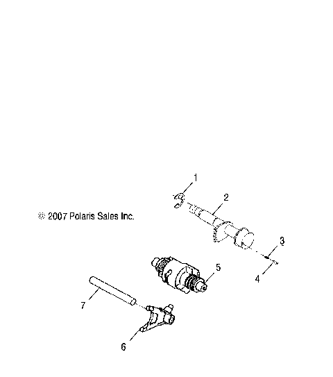 DRIVE TRAIN, DRUM SHIFT - A08PB20EB (49ATVSHIFT08PHXQD)