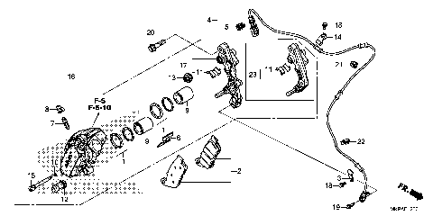 FRONT BRAKE CALIPER (1)