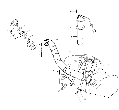 FUEL TANK - W014999D (4964886488A008)
