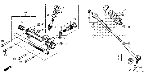 STEERING GEAR BOX@TIE ROD