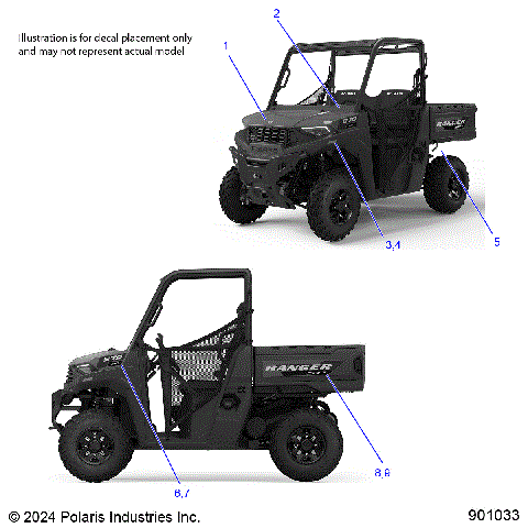 BODY, DECALS, GRAPHIC- R25MAE57B5 (901033)
