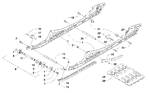 SLIDE RAIL AND TRACK ASSEMBLY [103497]