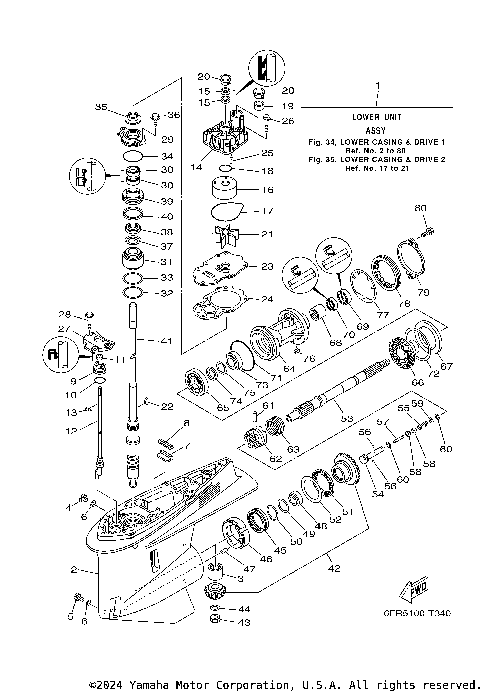 LOWER CASING DRIVE 1