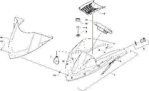 WINDSHIELD AND INSTRUMENTS ASSEMBLIES [103637]